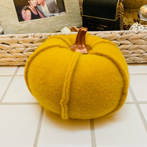 Three fabric pumpkins.  Target 5" diameter.  Influencer favorite! - Picture 4 of 4